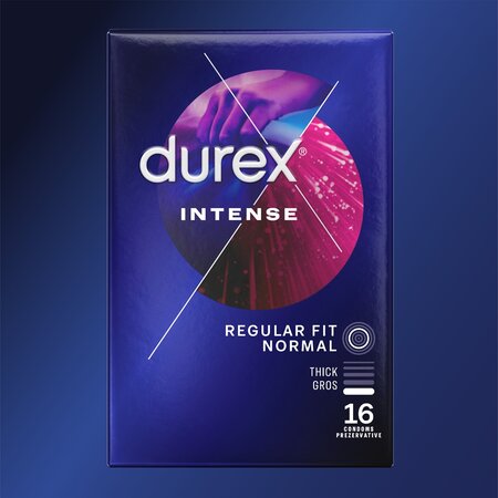 Prezervative stimulatoare Intense, 16 bucati, Durex 606764