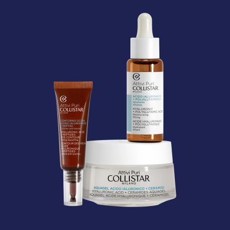 Serum pentru conturul ochilor cu acid hialuronic + peptide Attivi Puri, 15 ml, Collistar 665313