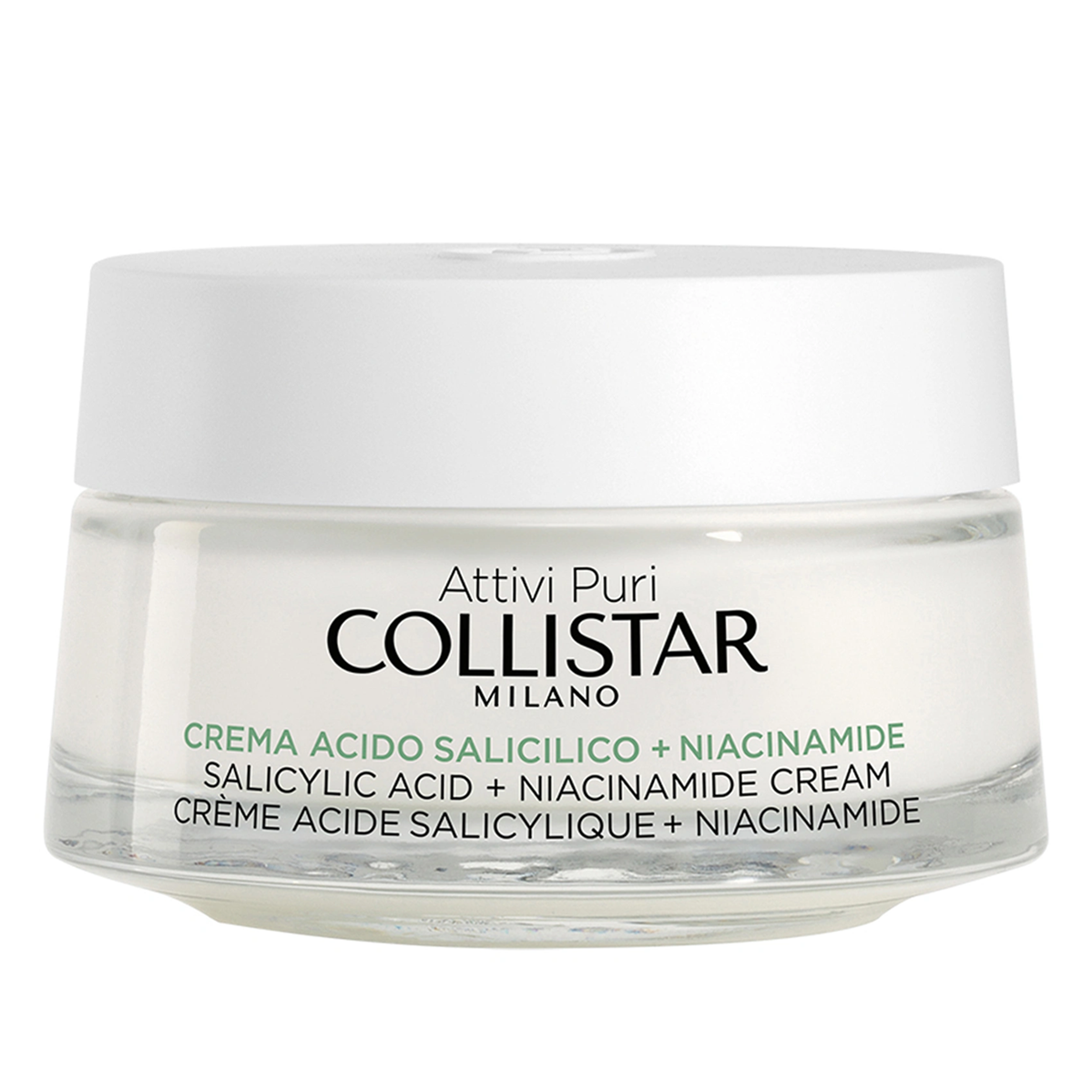 Crema de fata cu acid salicilic + niacinamide, Attivi Puri, 50 ml, Collistar