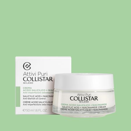 Crema de fata cu acid salicilic + niacinamide, Attivi Puri, 50 ml, Collistar 665482
