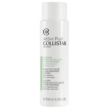 Lotiune tonica cu acid salicilic + niacinamide Attivi Puri, 100 ml, Collistar