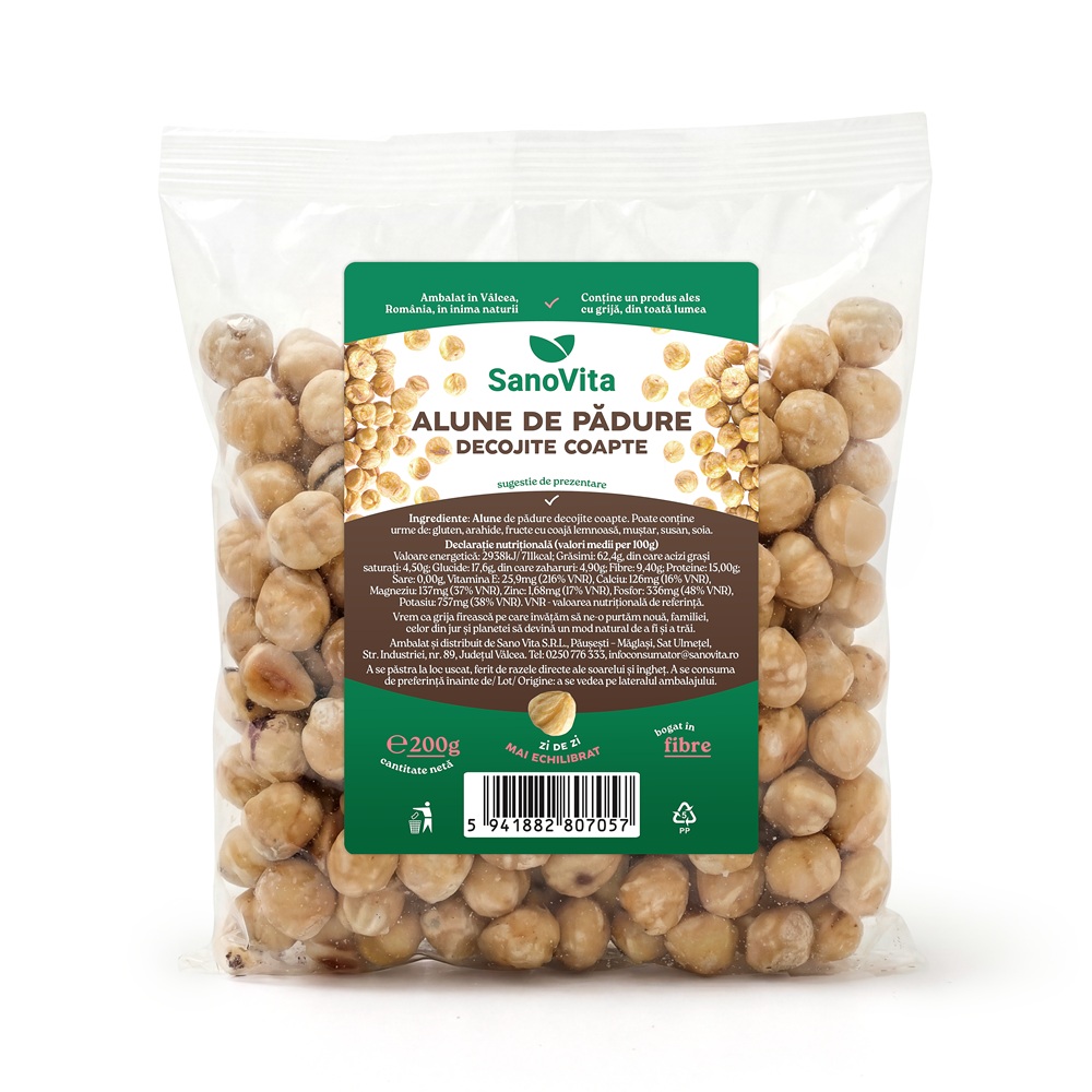 Alune de padure, 200 g, Sano Vita
