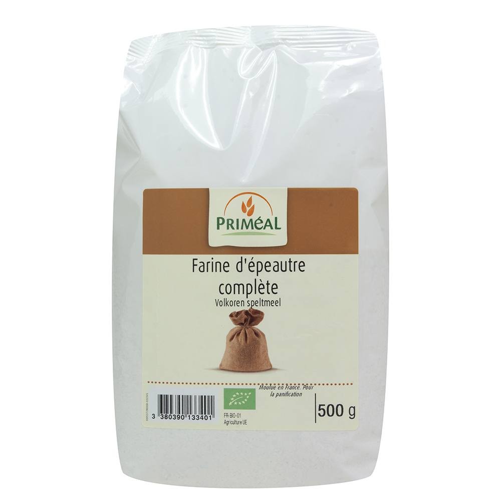 Faina integrala bio de spelt, 500 g, Primeal