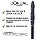 Mascara pentru alungire extrema Telescopic Black, 8 ml, LOreal 555510