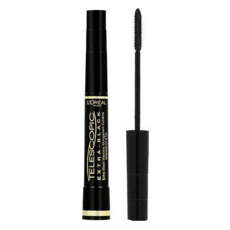 Mascara pentru alungire extrema Telescopic Carbon Black, 8 ml, LOreal 555505