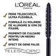 Mascara pentru alungire extrema Telescopic Carbon Black, 8 ml, LOreal 555506