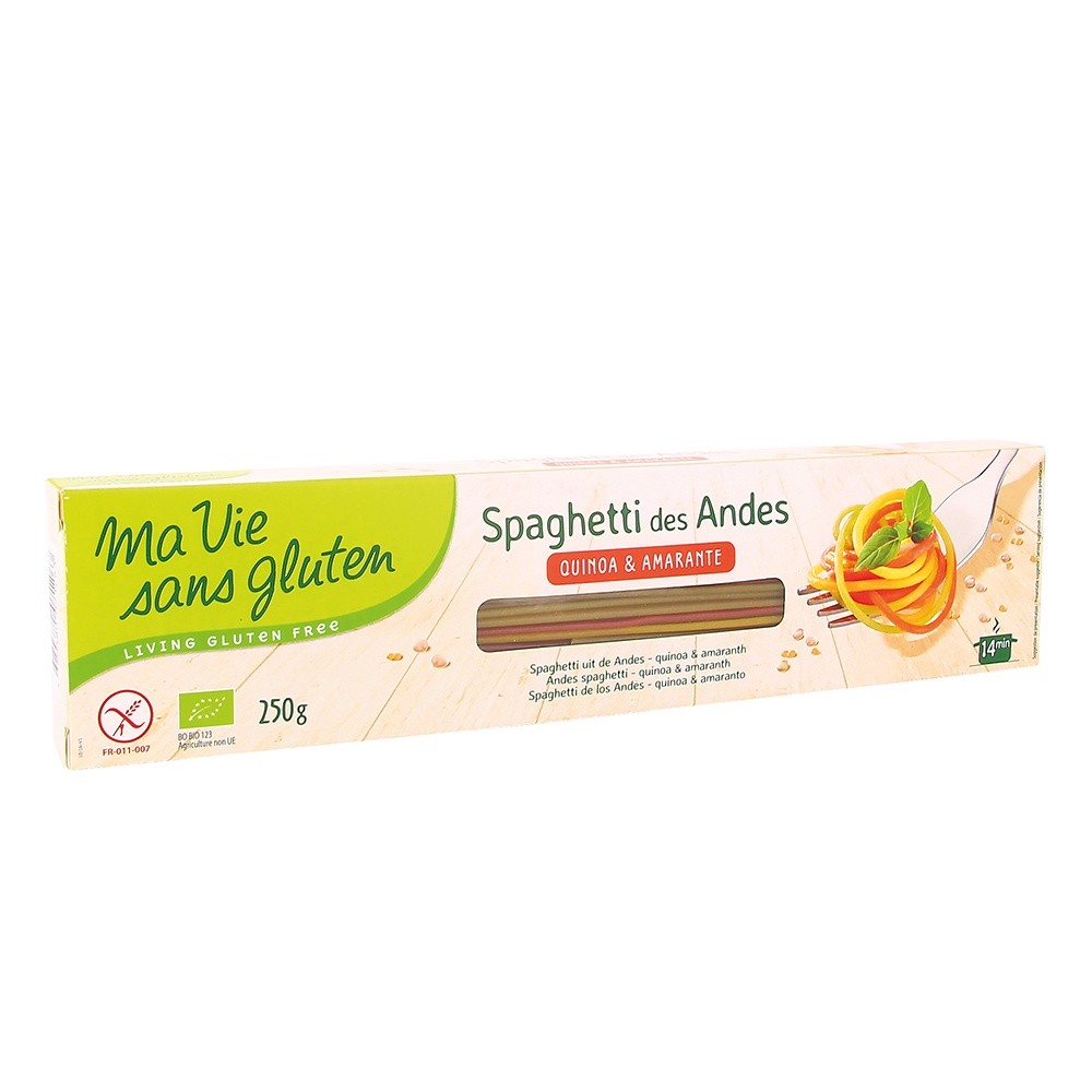 Spaghete Bio in 3 culori, 250 g, Ma vie sans Gluten