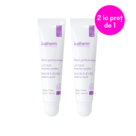 Pachet Balsam de buze Multi-Performance, 15 ml + 15 ml, Ivatherm 544860