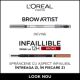 Creion pentru sprancene cu efect de definire Nuanta 6.32 Auburn Infaillible 12H Brows, 5 g, LOreal 579360