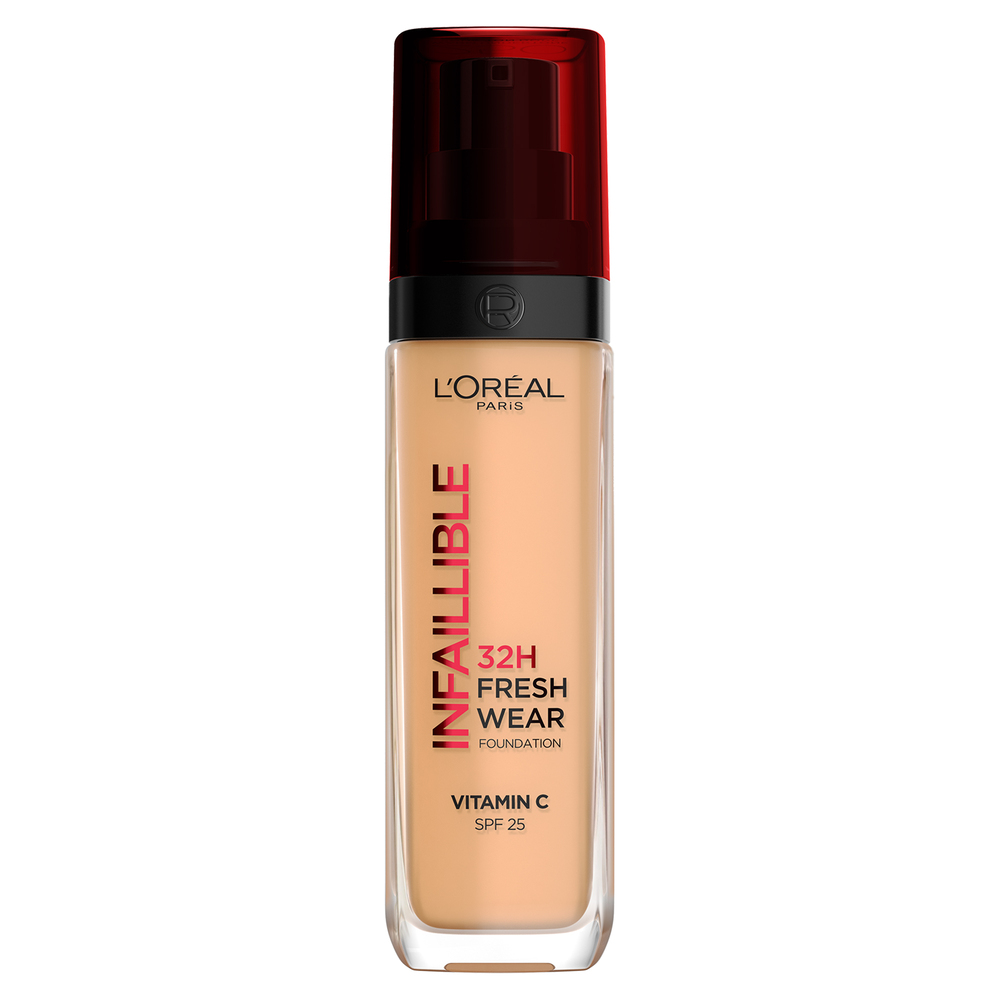 Fond de ten rezistent la transfer cu SPF 25 Nuanta 250 Infaillible 32H Fresh Wear, 30 ml, LOreal