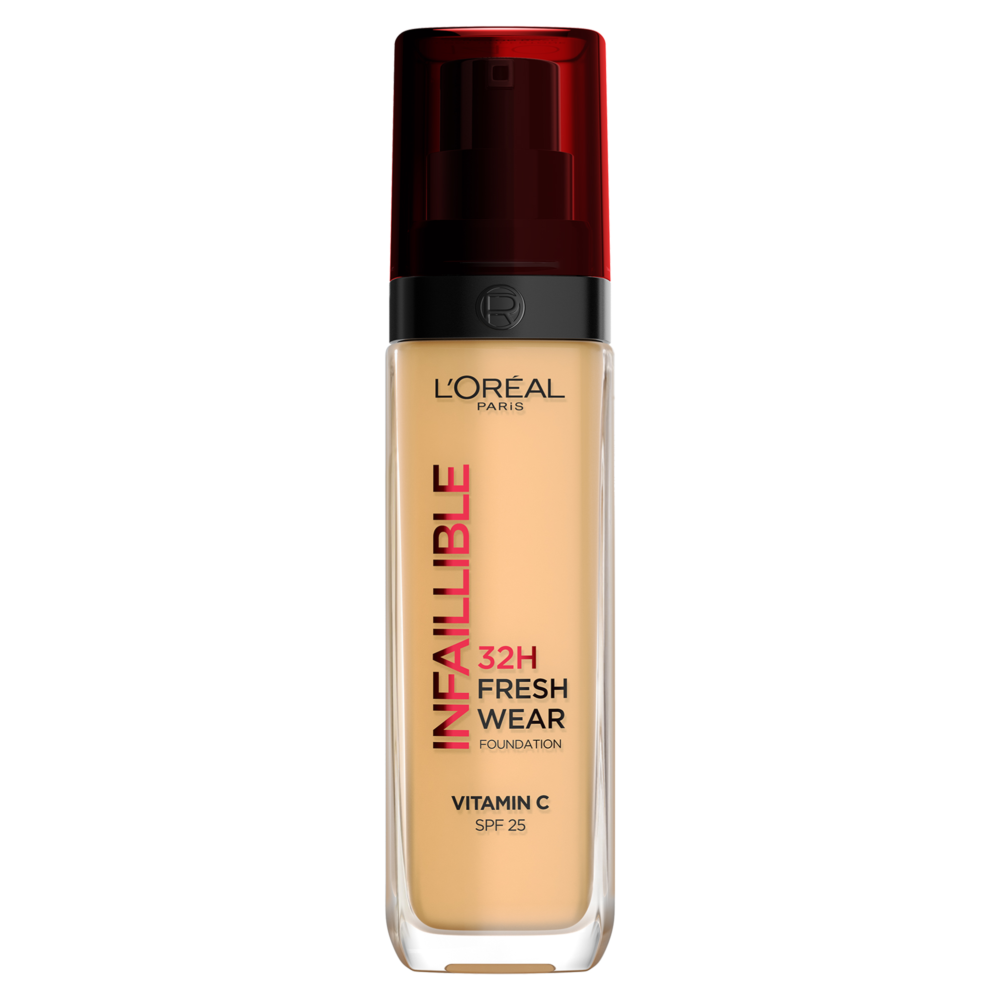 Fond de ten rezistent la transfer cu SPF 25 Nuanta 140 Infaillible 32H Fresh Wear, 30 ml, LOreal