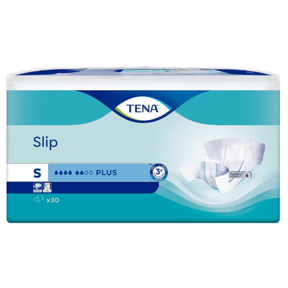 Scutece pentru adulti Slip Plus, Small, 30 bucati, Tena