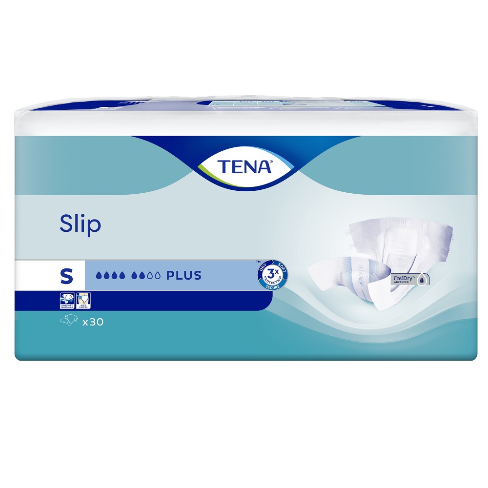 Scutece pentru adulti Slip Plus, Small, 30 bucati, Tena