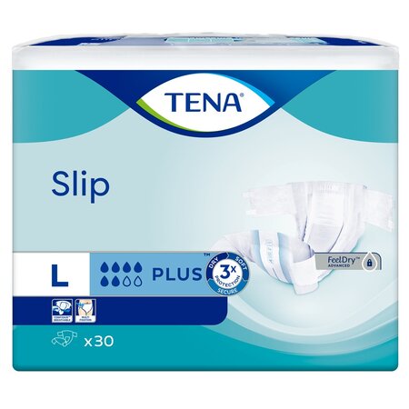Scutece pentru adulti Slip Plus, Large, 30 bucati, Tena