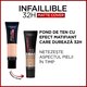 Fond de ten mat cu SPF 25 Infaillible 32H Matte Cover, 110 Cool Undertone, 30 ml, LOreal 555402