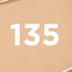 Fond de ten mat cu SPF 25 Infaillible 32H Matte Cover, 135 Warm Undertone, 30 ml, LOreal 555417