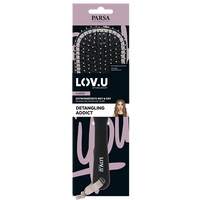 Perie neagra pentru par LOV.U, 1 bucata, Parsa