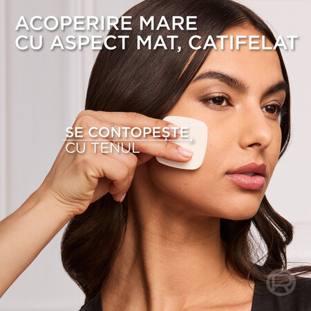 Pudra compacta Infaillible 180 Neutral Subton Neutru 24H Fresh Wear Powder, 9 g, LOreal 696057