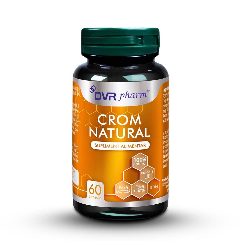 Crom natural, 60 capsule, DVR Pharm