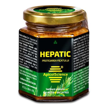 Miere poliflora Hepatic Apicolscience, 200 ml, DVR Pharm