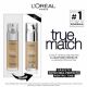 Fond de ten infuzat cu acid hialuronic nuanta Golden Amber True Match, 30 ml, LOreal 552900