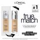 Fond de ten infuzat cu acid hialuronic True Match 3N Creamy Beige, 30 ml, LOreal 552909