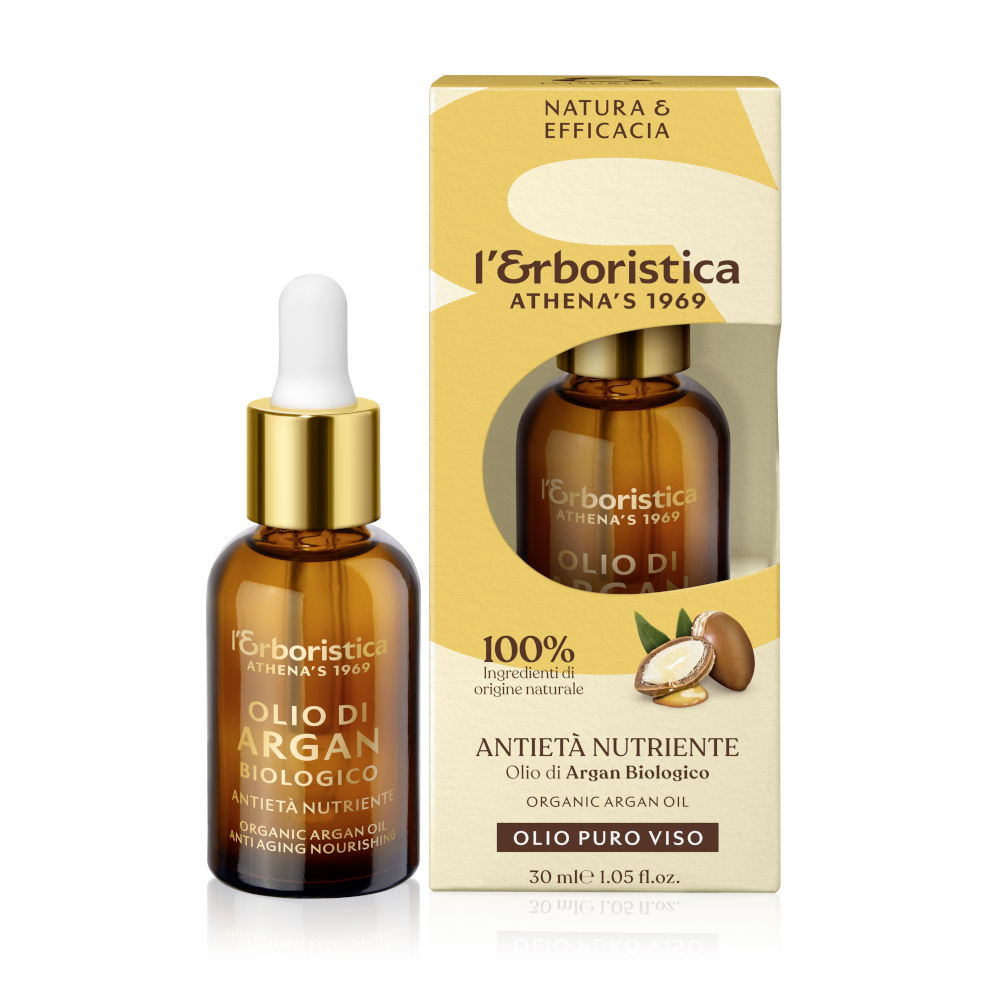 Ulei biologic de argan vegan 100% natural pentru ten, 30 ml, L'Erboristica