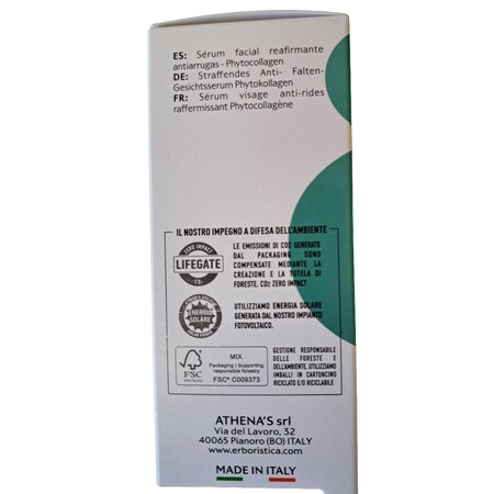 Ser concentrat pentru fata cu colagen vegetal, 30 ml, L'Erboristica 710982