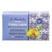 Sapun vegetal cu ceai alb si citrice Le Maioliche, 175 g, Iteritalia