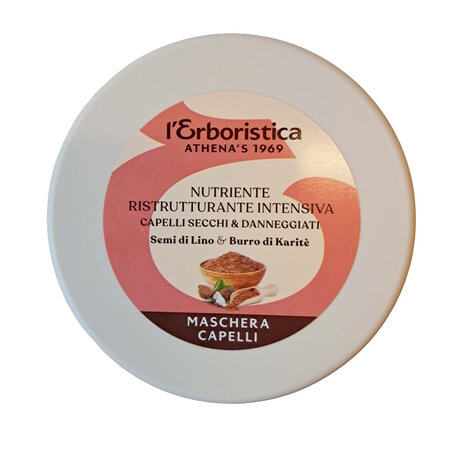 Masca de par cu ulei din seminte de in si unt de shea, 200 ml, L'Erboristica 710713