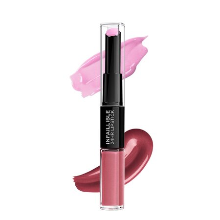 Ruj lichid rezistent la transfer Infaillible 24H 213 Toujours Teaberry, 5.6 ml, LOreal 555638