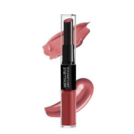 Ruj lichid rezistent la transfer Infaillible Long Lasting Parisian Nudes 801 Toujours Toffee, 5.6 ml, LOreal 555665