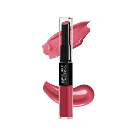 Ruj lichid rezistent la transfer Infaillible Long Lasting Parisian Nudes 804 Metro-Proof Rose, 5.6 ml, LOreal 555676