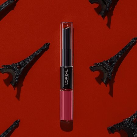 Ruj lichid rezistent la transfer Infaillible Long Lasting Parisian Nudes 804 Metro-Proof Rose, 5.6 ml, LOreal 555675