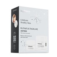 Pachet Crema de fata antirid 50 ml + Crema contur de ochi antirid si anticearcan 15 ml, Ivatherm