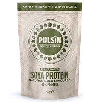 Pudra proteica raw premium sin soia izolata 90% proteine, 250 g, Pulsin 