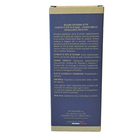 Balsam dupa ras cu extract de piper si complex de vitamine Uomo, 100 ml, L'Erboristica 711103
