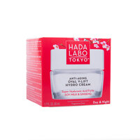 Crema anti-imbatranire de zi si noapte cu super hyaluronic acid forte, lapte de soia si gingseng, 50 ml, Hada Labo Tokyo