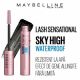 Mascara pentru volum si alungire Nuanta Black Lash Sensational Sky High Waterproof, 6 ml, Maybelline 553259