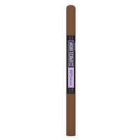 Creion pentru definirea sprancenelor Nuanta 02 Medium Brown Express Brow Satin Duo, 2 g, Maybelline