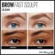 Mascara gel pentru definirea sprancenelor Nuanta 10 Clear Brow Fast Sculpt, 2.8 g, Maybelline 553351