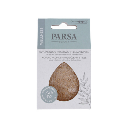 Burete Konjac de fata pentru curatare si exfoliere, 1 bucata, Parsa
