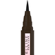 Tus lichid cu aplicator tip pensula Nuanta 810 Pitch Brown Hyper Easy, 0.6 g, Maybelline 553366