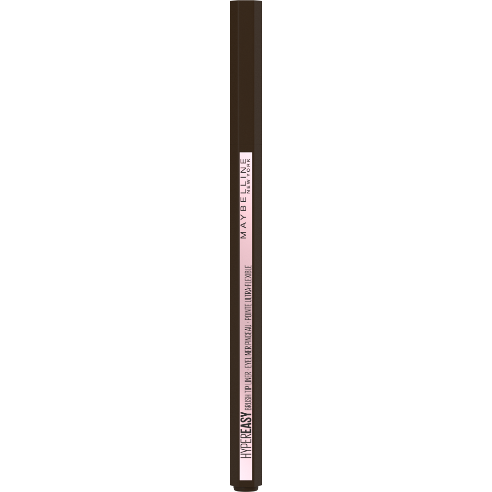 Tus lichid cu aplicator tip pensula Nuanta 810 Pitch Brown Hyper Easy, 0.6 g, Maybelline