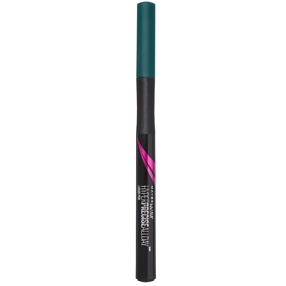 Liner tip carioca rezistent la apa Nuanta Jungle Green Hyper Precise All Day, 6 ml, Maybelline