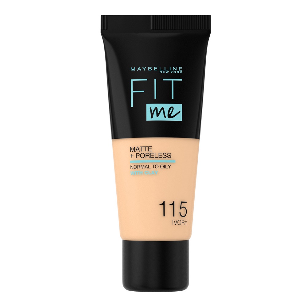 Fond de ten mat Nuanta 115 Ivory Fit Me, 30 ml, Maybelline