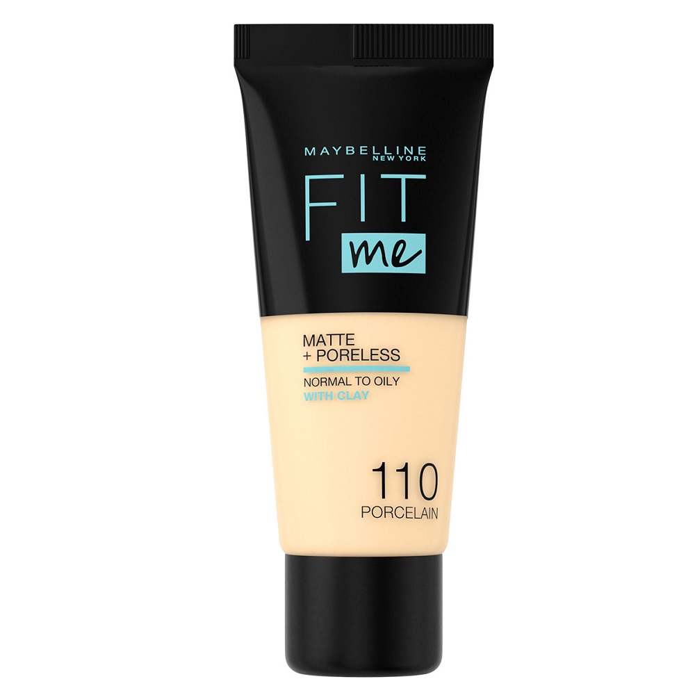 Fond de ten mat Nuanta 110 Porcelain Fit Me, 30 ml, Maybelline