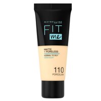 Fond de ten mat Nuanta 110 Porcelain Fit Me, 30 ml, Maybelline