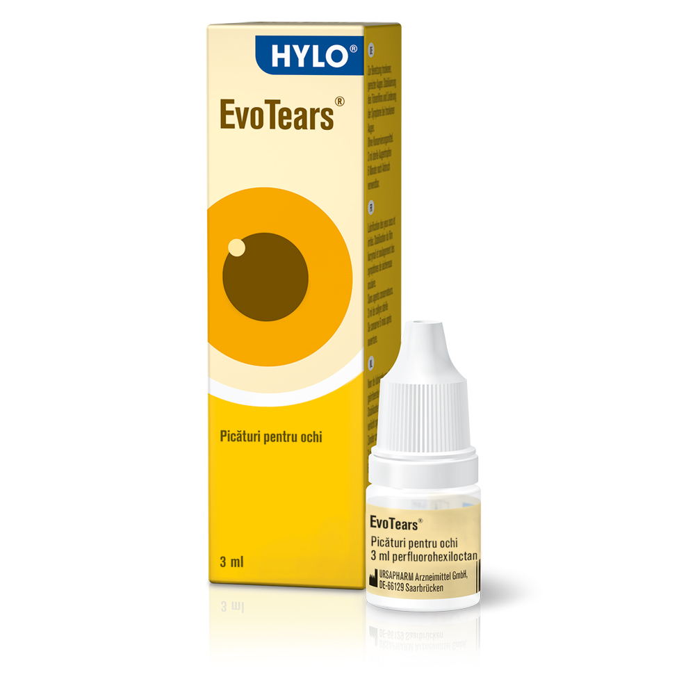 Picături pentru ochi EvoTears, 3 ml, Ursapharm