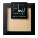 Pudra compacta Nuanta 115 Ivory Fit Me Matte & Poreless, 9 g, Maybelline 553469